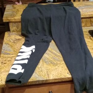 Pink sweat pants